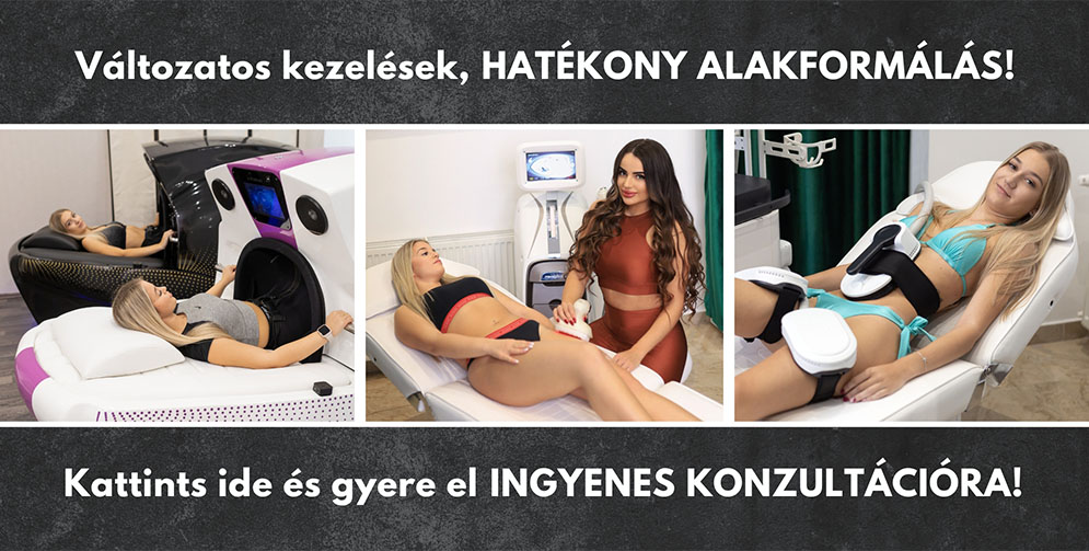 WELLFIT fogyasztó és alakformáló központ hatékony kezelések Miskolcon.