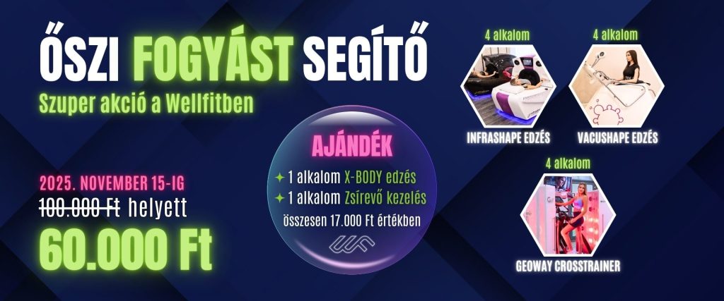 Őszi alakformálás, fogyás a Wellfitben